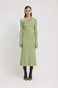 DELIA DRESS | ALOE GREEN