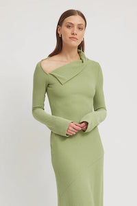 DELIA DRESS | ALOE GREEN