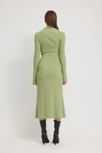 DELIA DRESS | ALOE GREEN