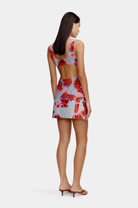 TEISHA MINI DRESS | PATCHWORK BOUQUET