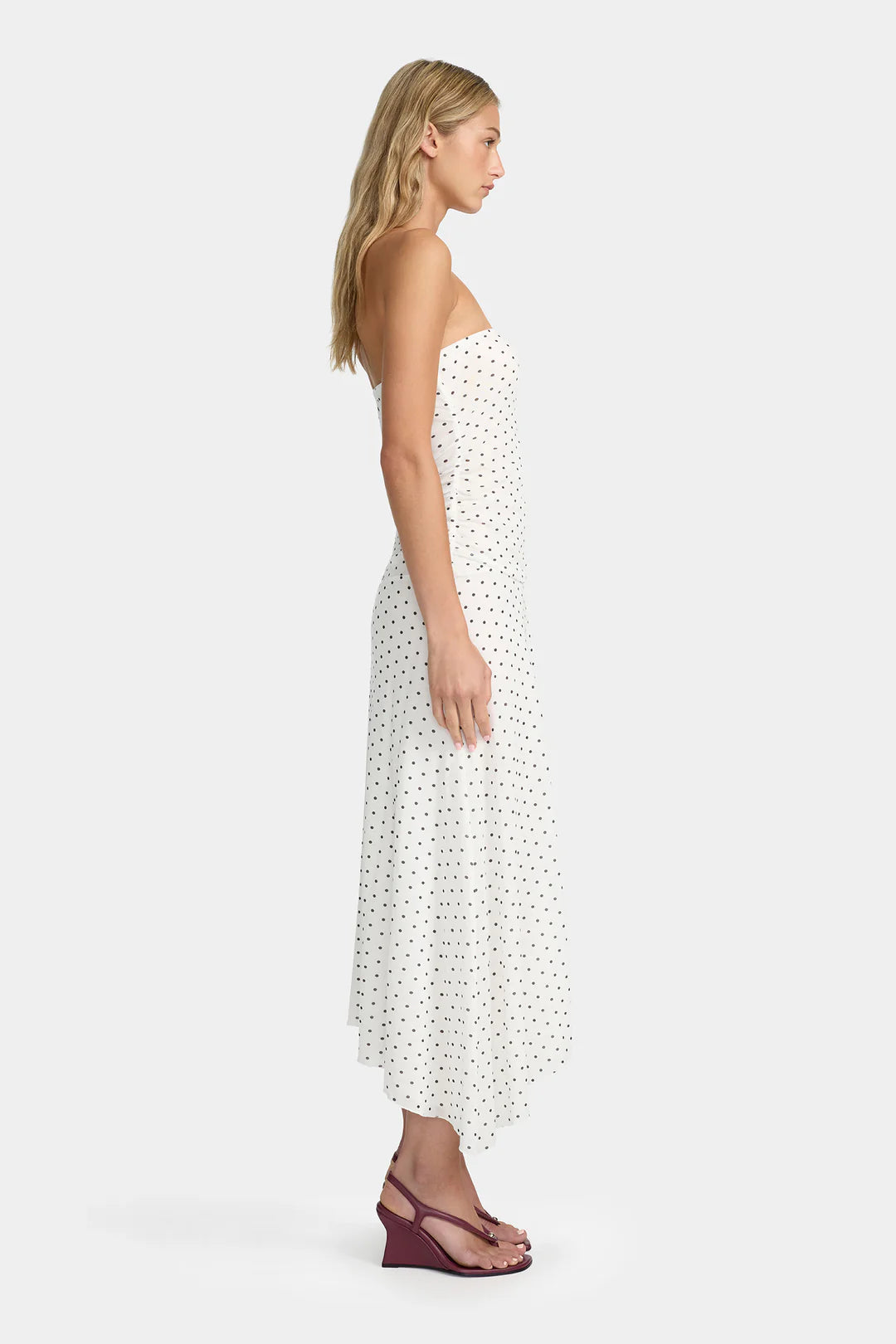 TILLY JERSEY DRESS | POLKA PRINT