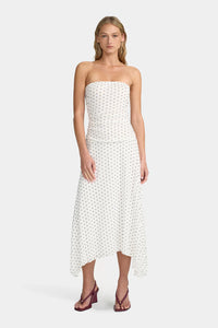 TILLY JERSEY DRESS | POLKA PRINT
