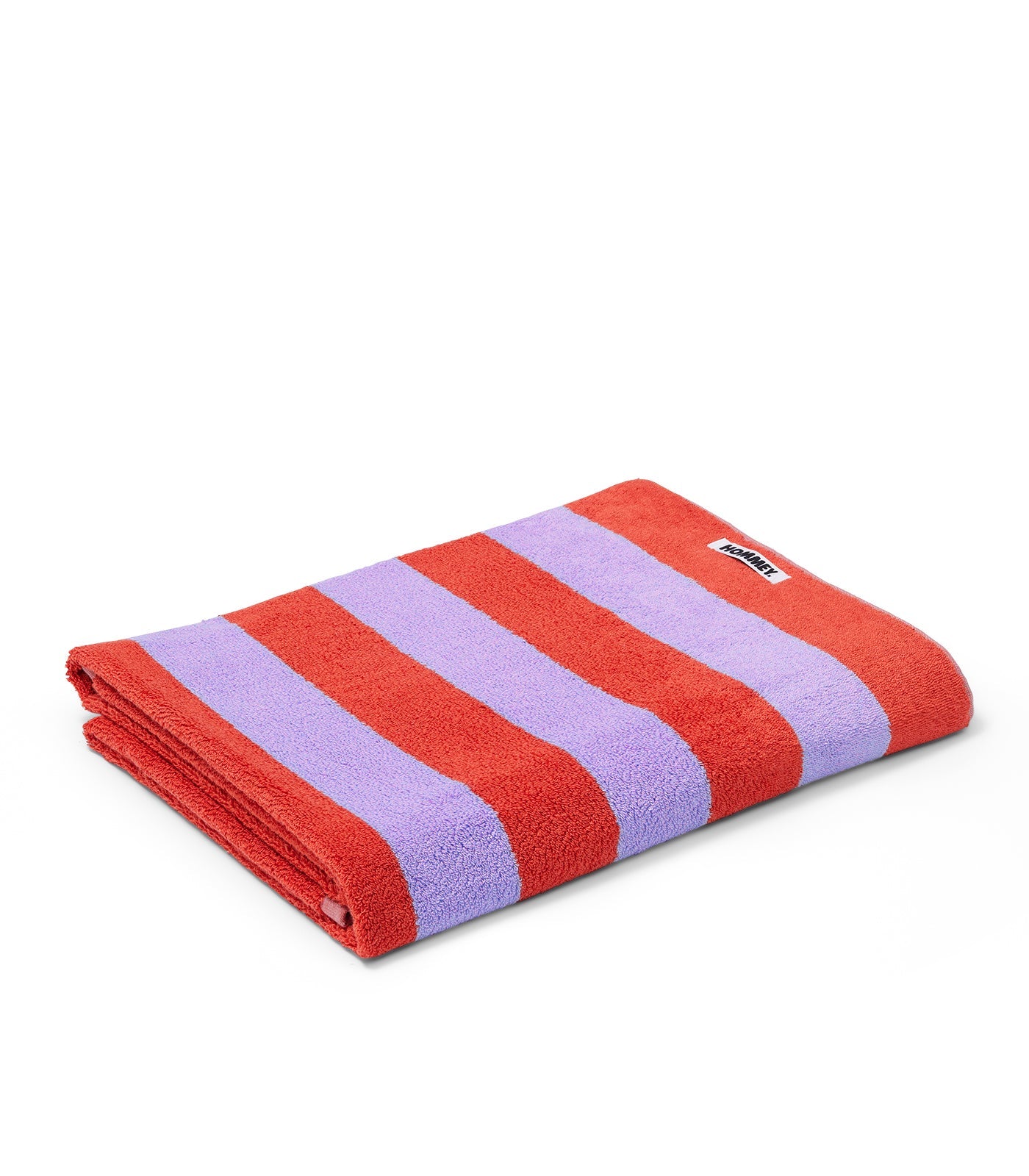 HOMMEY BEACH TOWEL | GRAPEFRUIT STRIPE