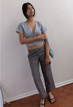 OLGA JOAN TAILORED LOW RISE PANT
