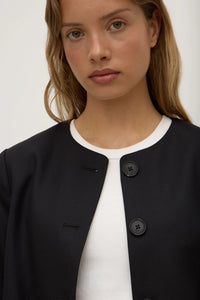 TAMARA WOOL JACKET | BLACK