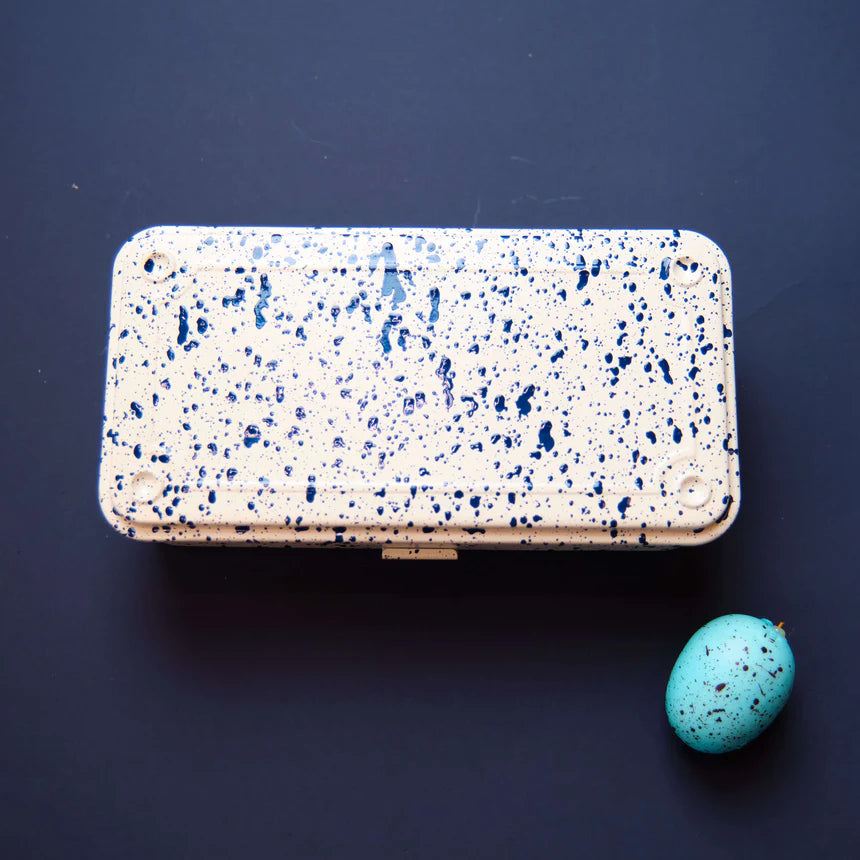 TOYO TRUNK SHAPE TOOLBOX | JAPANESE WHITE INDIGO