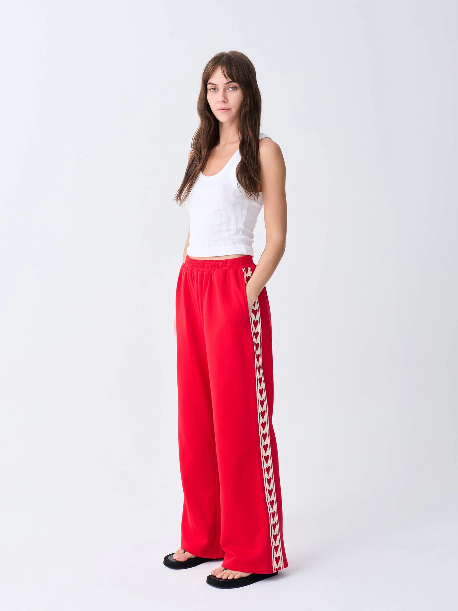 RACER TRACK PANT | RED