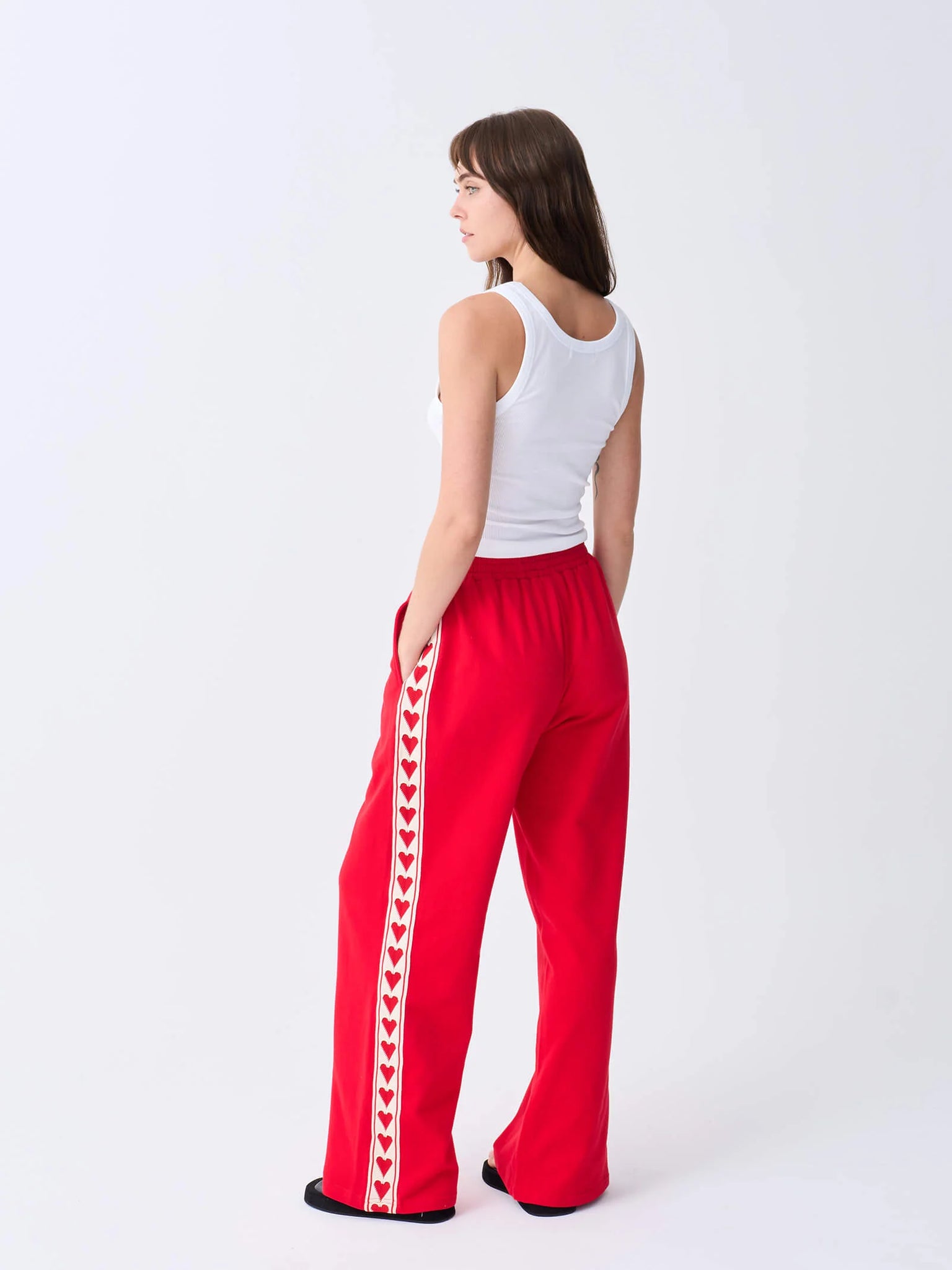 RACER TRACK PANT | RED