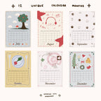 2026 A3 CALENDAR | ALESSIA E ART