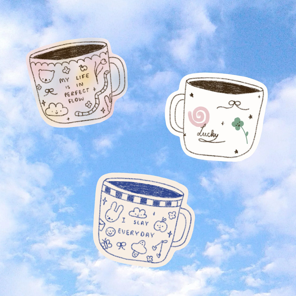 AFFIRMATION MUGS STICKER PACK | ALESSIA E ART