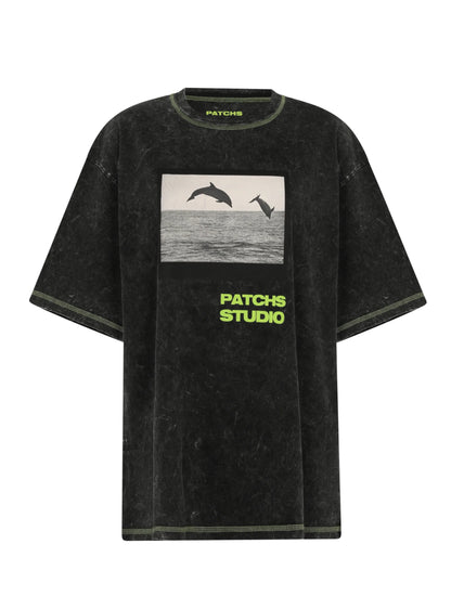 FLURO DOLPHIN TEE
