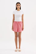 ANOUK STRIPE SHORT | RED STRIPE