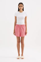 ANOUK STRIPE SHORT | RED STRIPE