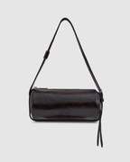 BROOKE MINI BARREL BAG | BURNT COFFEE