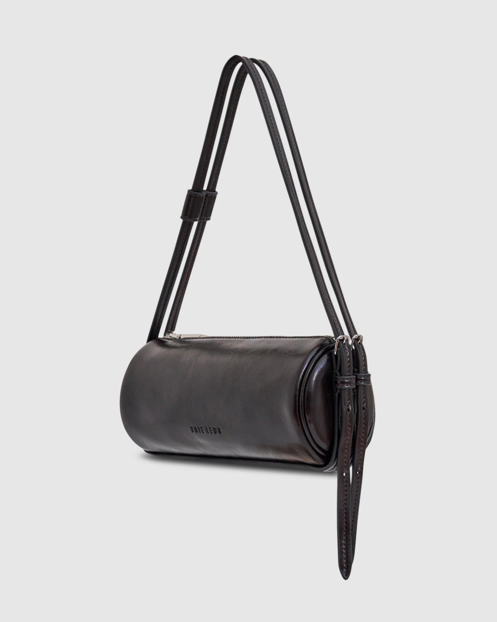 BROOKE MINI BARREL BAG | BURNT COFFEE