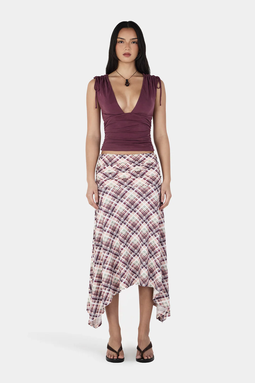 VALENCIA TOP | PLUM
