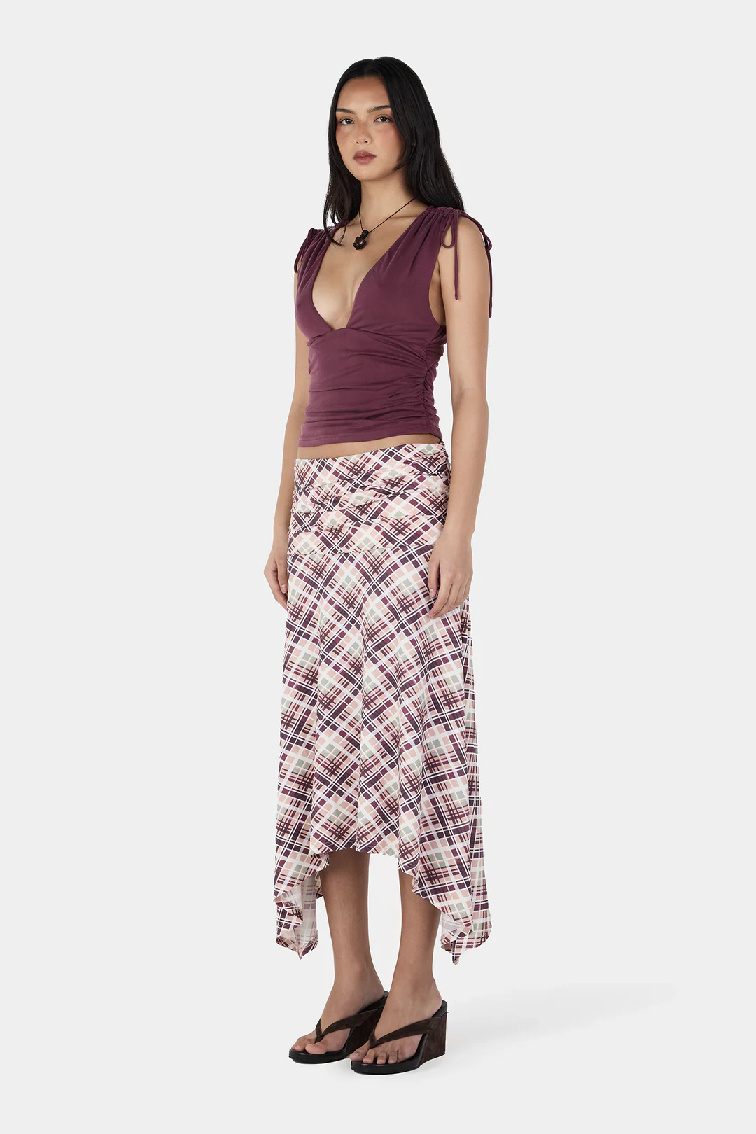 VALENCIA TOP | PLUM