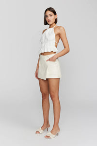 VERITY BACKLESS TOP | IVORY