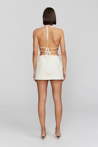 VERITY BACKLESS TOP | IVORY