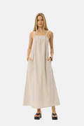 Afends Vania Seersucker Maxi Dress