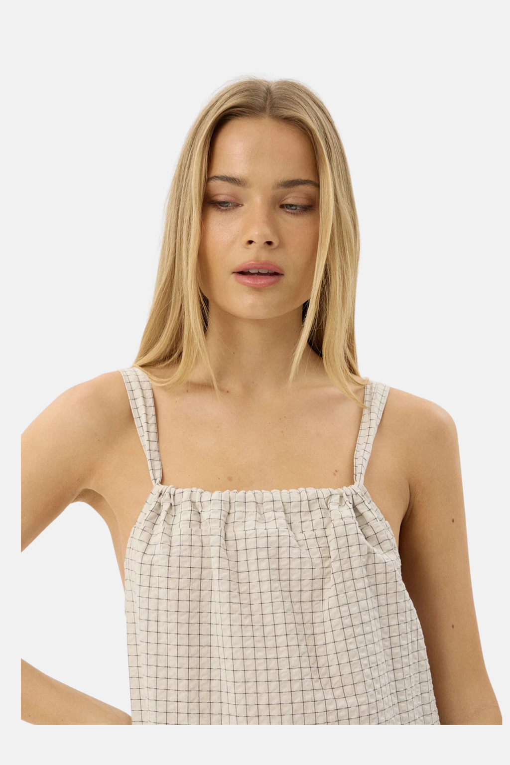 Afends Vania Seersucker Maxi Dress