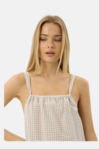 Afends Vania Seersucker Maxi Dress