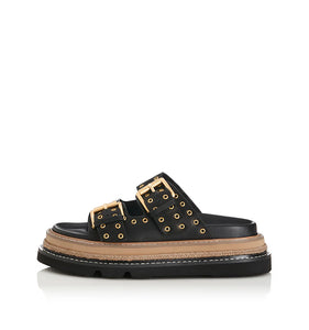 VELMA | BLACK LEATHER
