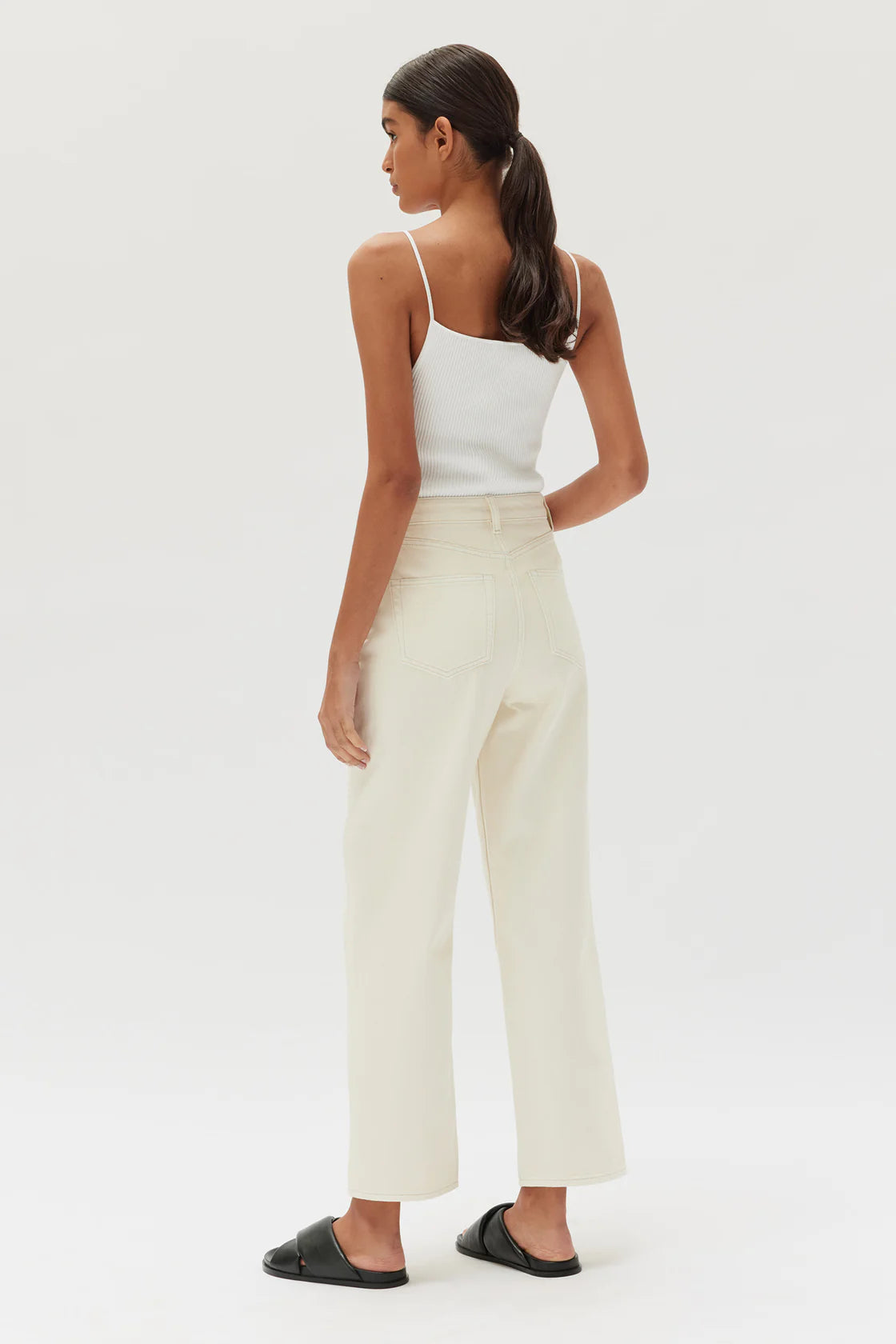 VINTAGE STRAIGHT JEAN | ECRU