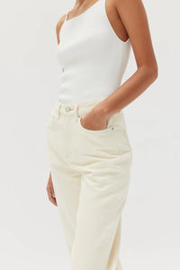 VINTAGE STRAIGHT JEAN | ECRU