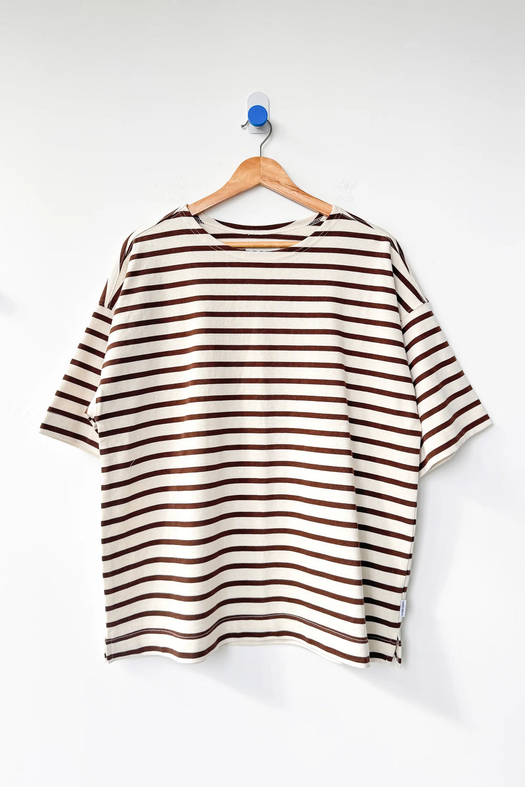 Le Bon Shoppe Voyage Tee Coffee Stripe