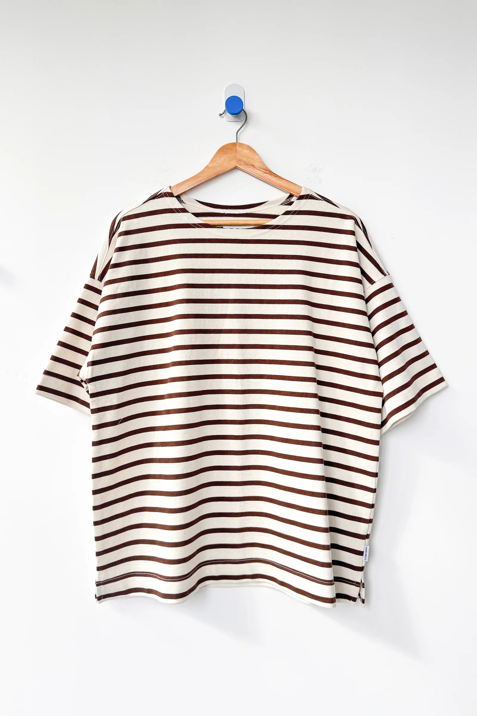 Le Bon Shoppe Voyage Tee Coffee Stripe