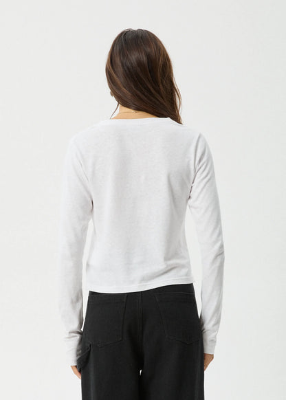 ELEVATE LONG SLEEVE TEE | WHITE