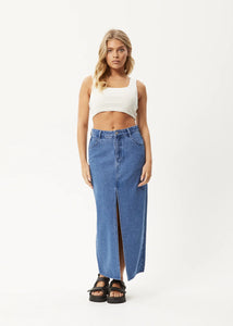 CHIA ORGANIC RIB CROPPED SINGLET | WHITE