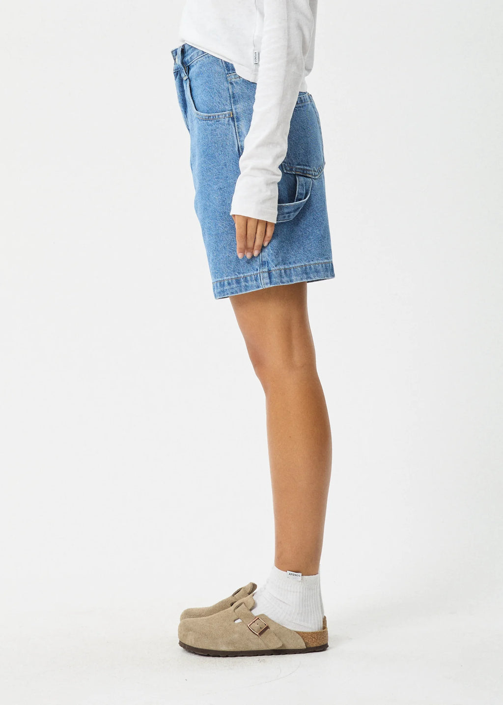 EMILIE WORKWEAR SHORT | WORN BLUE