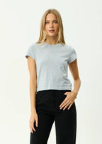 CARMEN BABY TEE | GREY