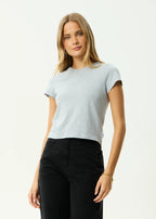 CARMEN BABY TEE | GREY