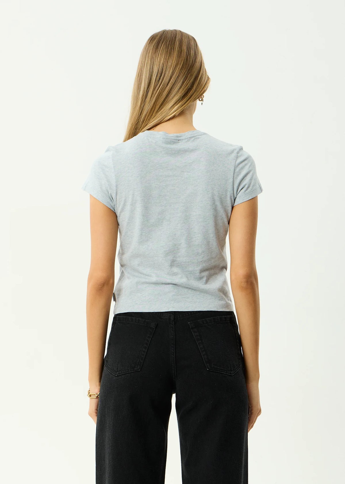 CARMEN BABY TEE | GREY