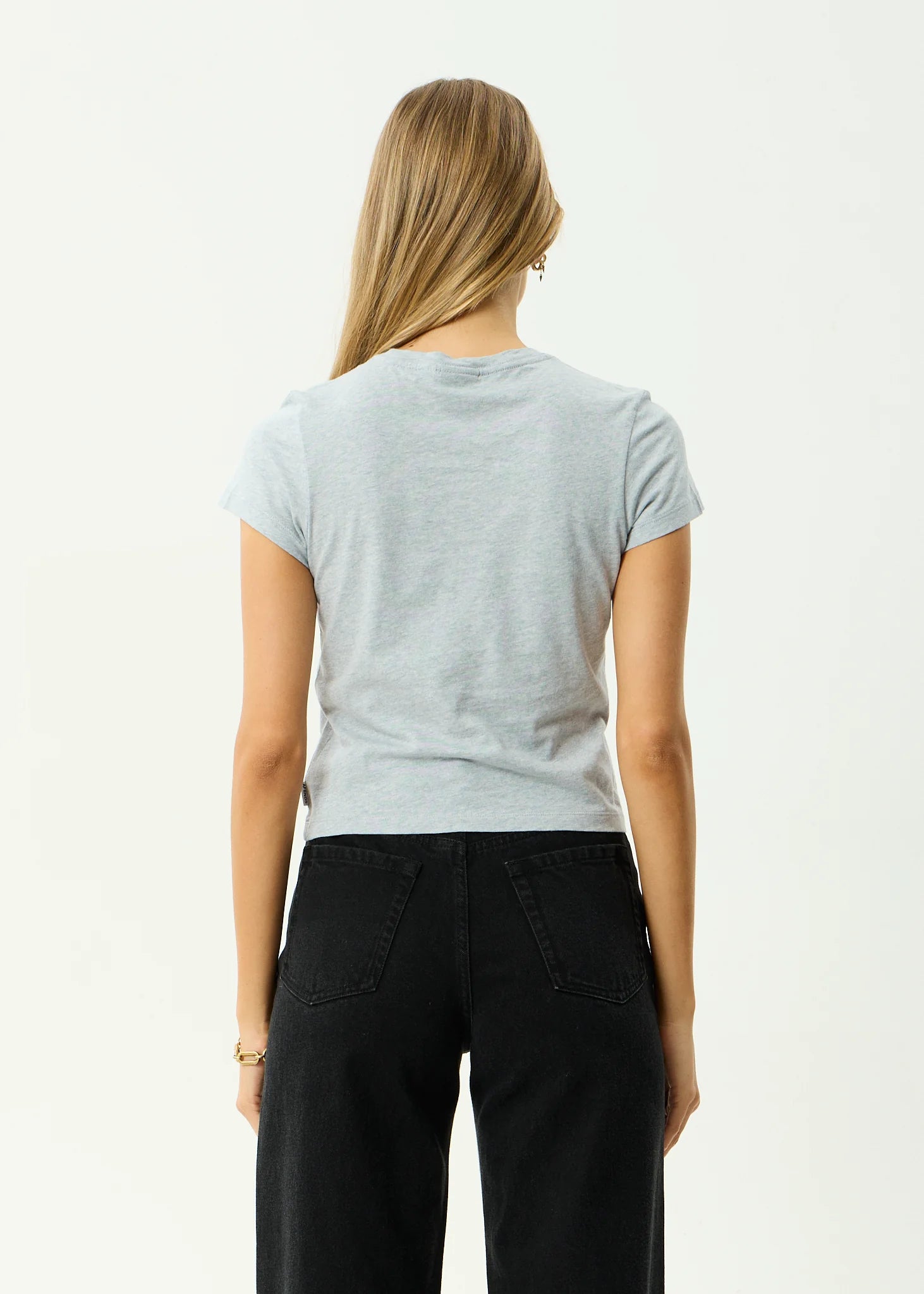 CARMEN BABY TEE | GREY