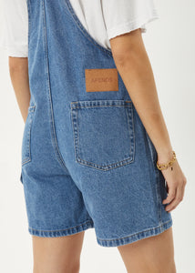 LIL LOUISE DENIM OVERALL | WORN BLUE