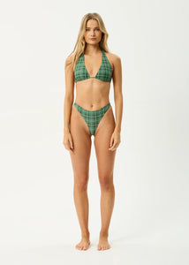 LEONIE RECYCLED BIKINI TOP | HUNTER GREEN