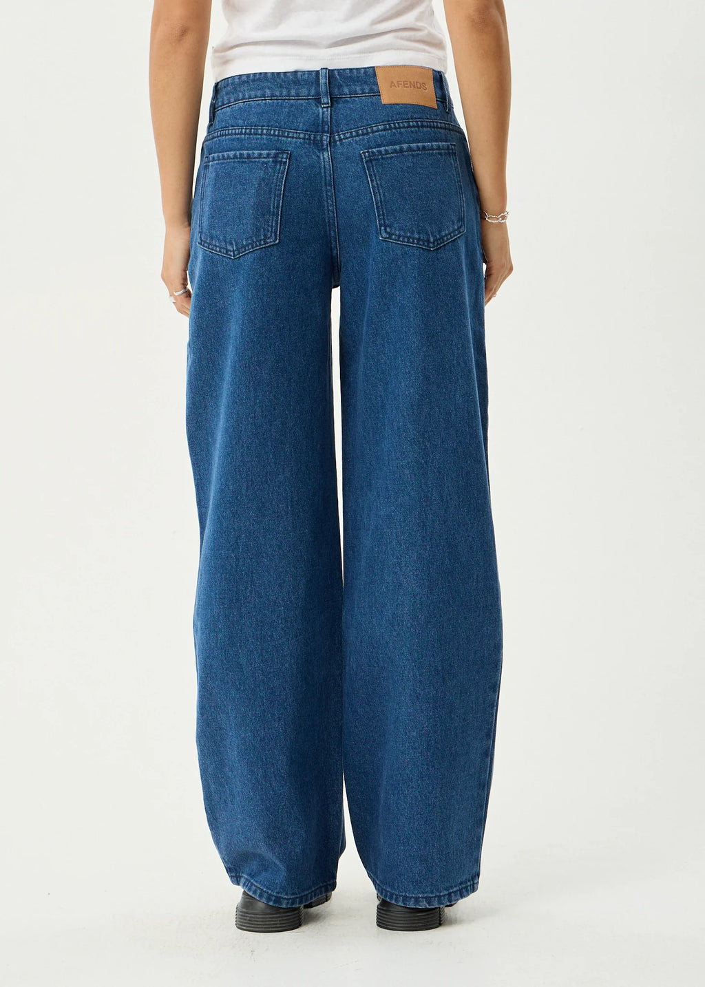 ALYRA LOW RISE WIDE LEG JEAN | AUTHENTIC BLUE