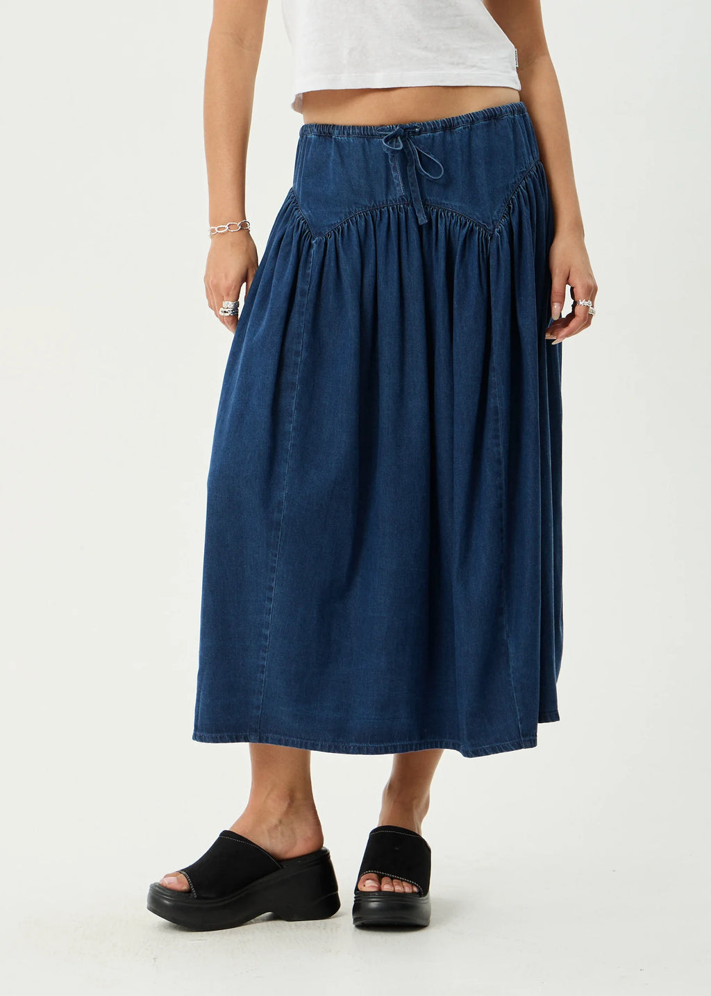 PALMER MIDI SKIRT | INK