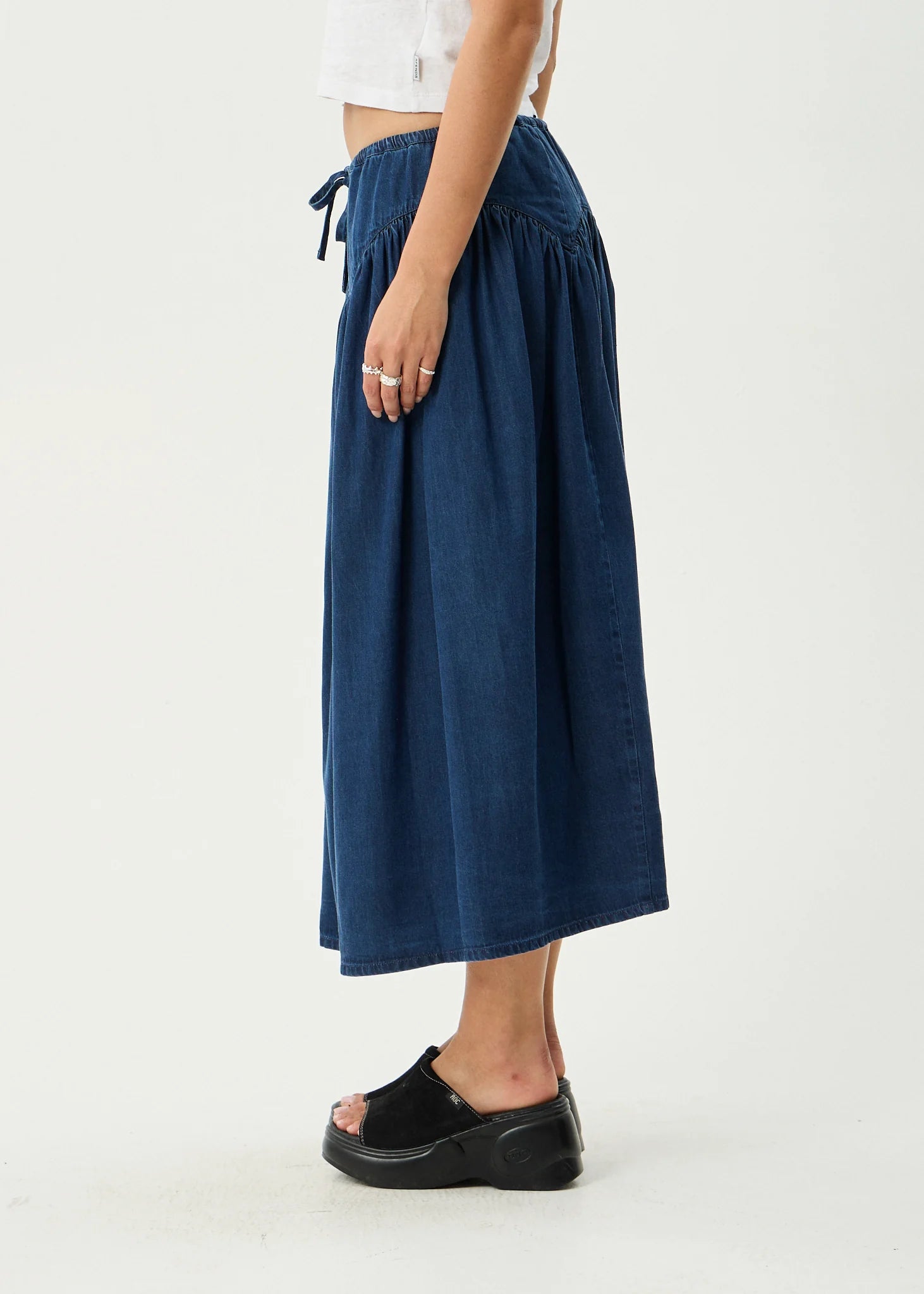 PALMER MIDI SKIRT | INK