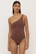 ELLA ASYMMETRICAL ONE PIECE |  ESPRESSO