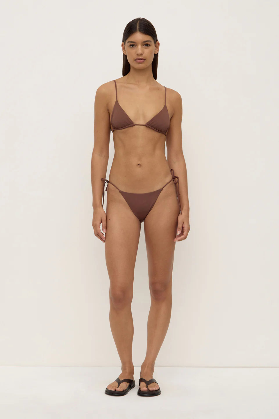 AURA STRING BIKINI TOP | ESPRESSO