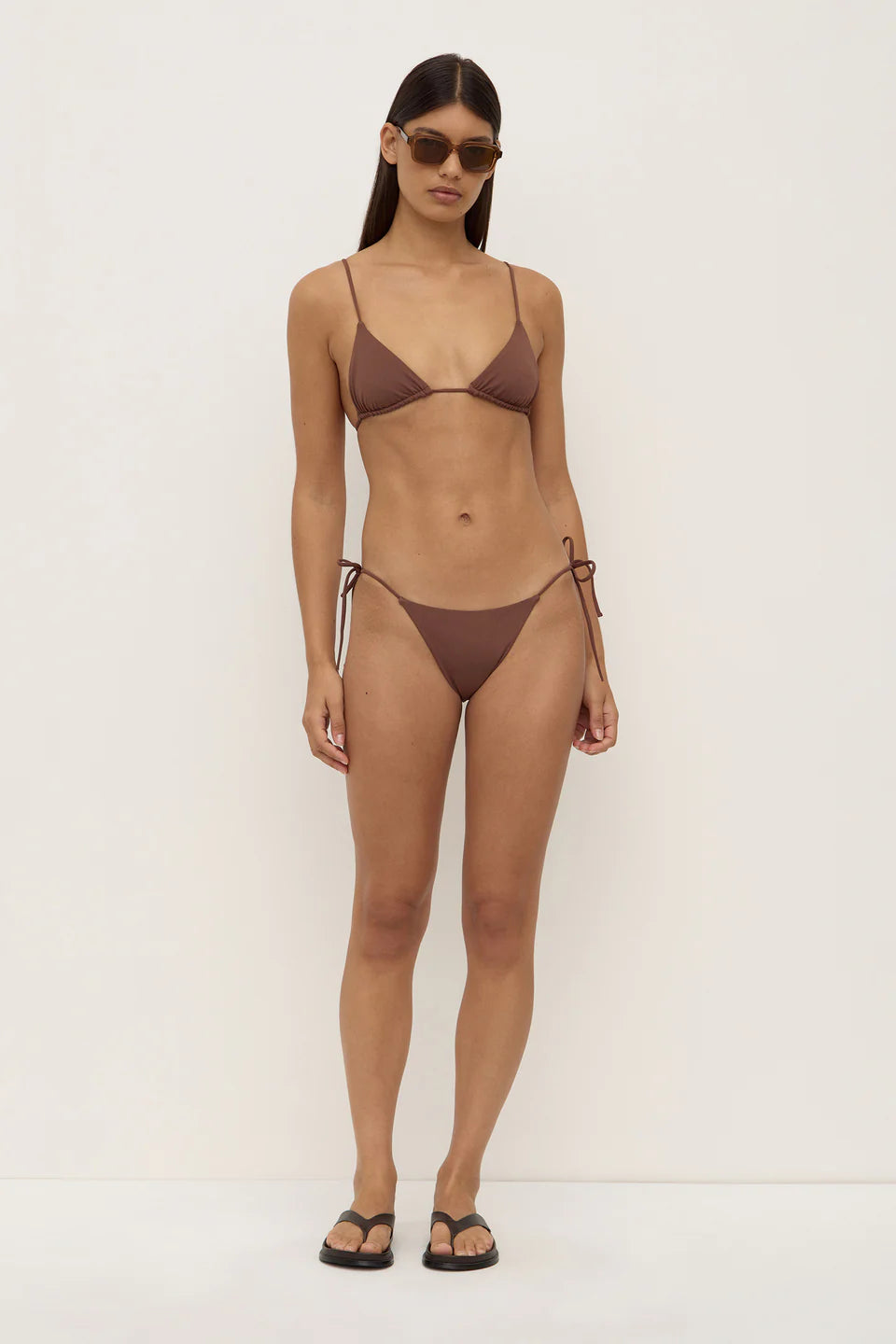 AURA STRING BIKINI TOP | ESPRESSO