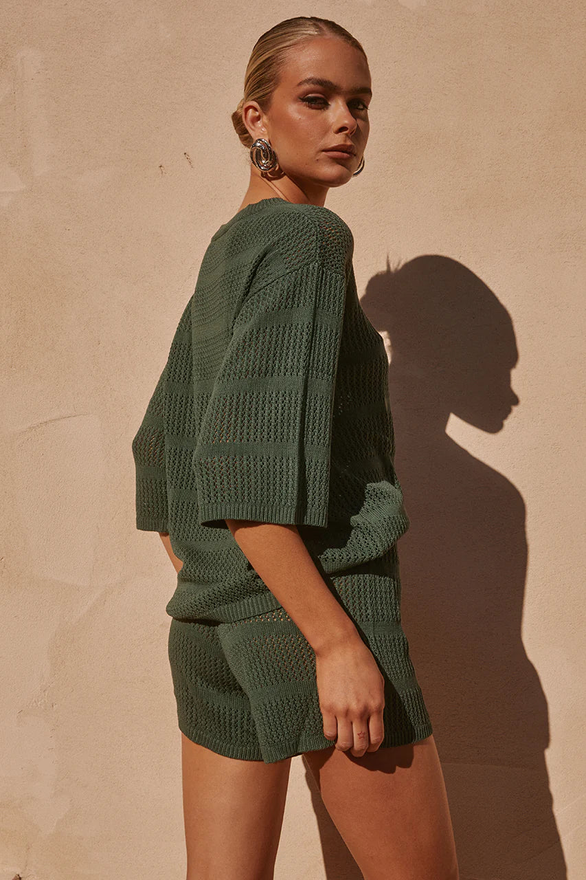 SAMIA TOP | OLIVE