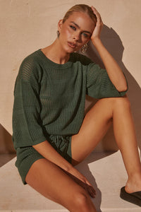 SAMIA TOP | OLIVE