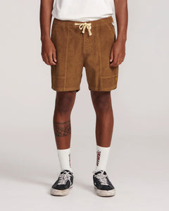 ALL DAY CORD WALK SHORT | CINNAMON