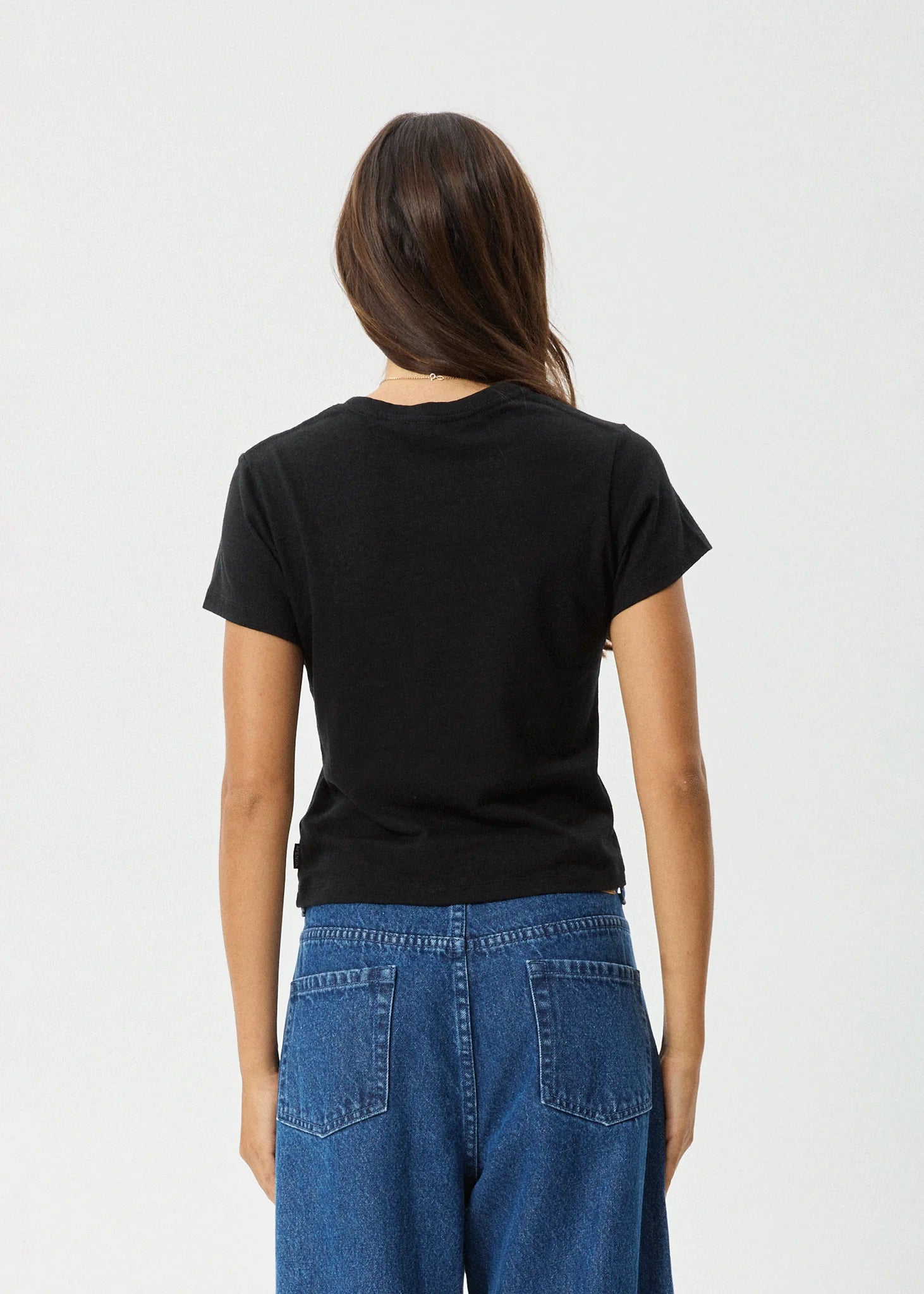 CARMEN BABY TEE | BLACK